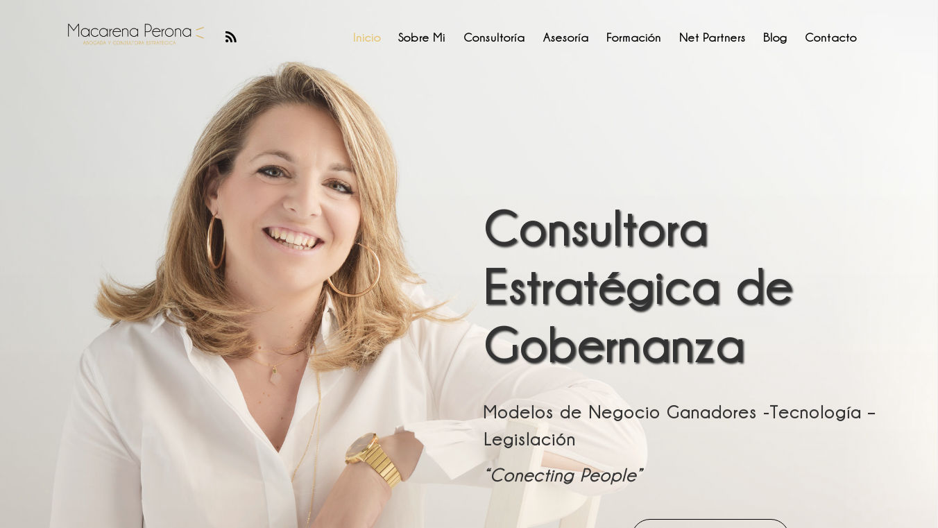 Macarena Perona. Diseño web personal