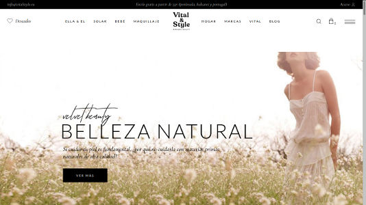 Diseño tienda online Murcia productos belleza